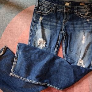 Silver Jeans Frances Flare Jean Sz 31